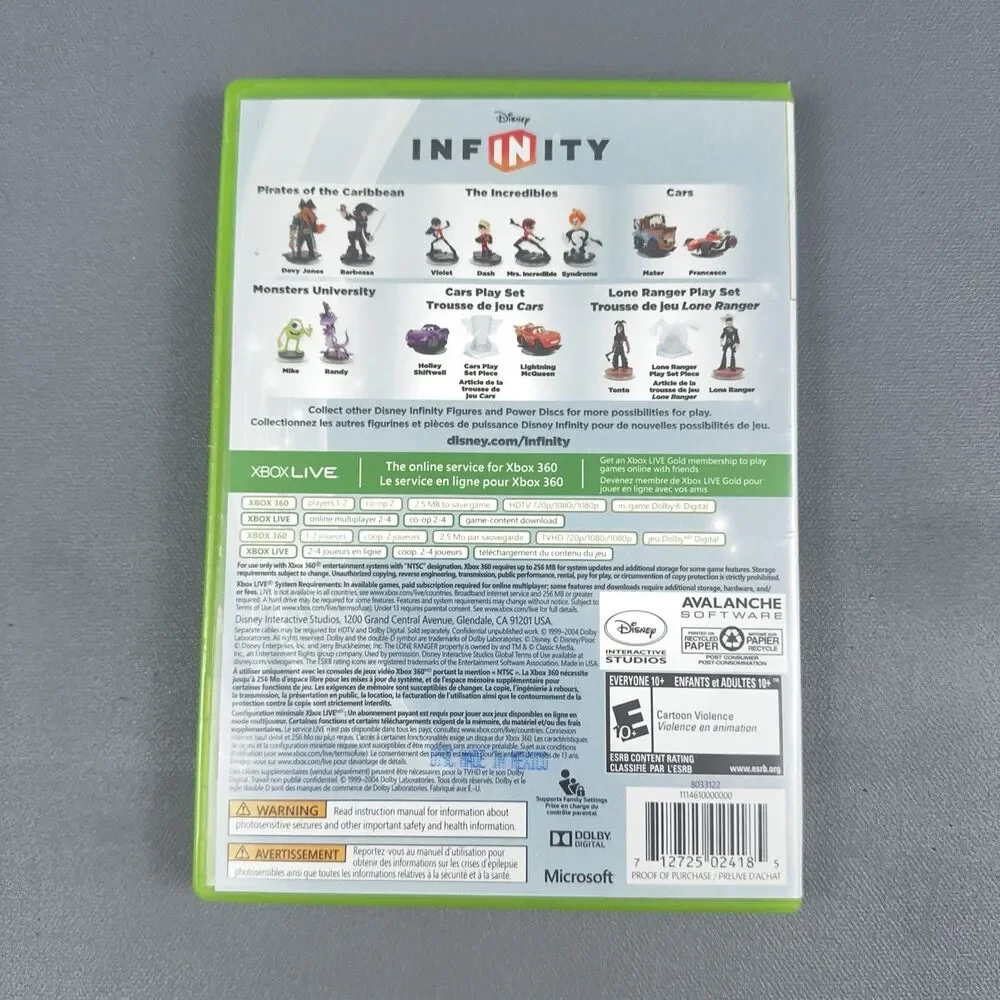 Disney Infinity Xbox 360 Complete in Box